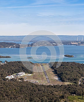 Pelican airport in Lake Macquarie - Newcastle Australia