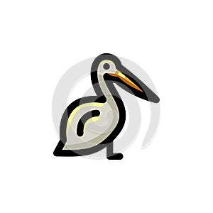 Pelican Bird Icon