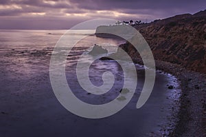 Pelican Cove and Point Vicente after Sunset