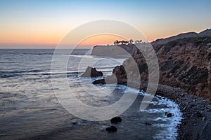 Pelican Cove and Point Vicente after Sunset