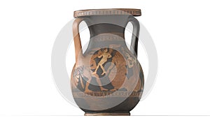 Pelike with white background