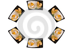 Pell potatoes with herb quark