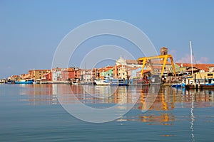 Pellestrina, on the south end of the island Lido di Venezia, Italy. photo