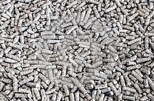 pellets of compound feed for feeding fish, animals and birds of poultry farms