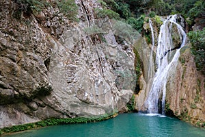 Peloponese waterfall, greece