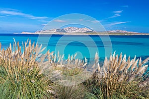 Pelosa beach, Sardinia, Italy.