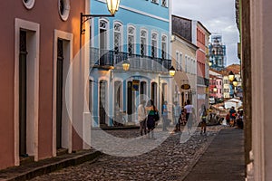 Pelourinho, Salvador Bahia, Brazil, historical tourist center