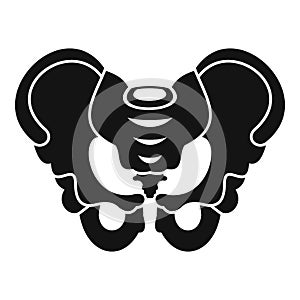 Pelvis icon, simple style