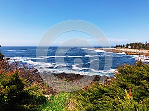 The Pemaquid Point Light rocks