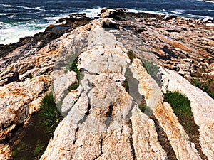 The Pemaquid Point Light rocks
