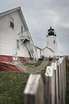 Pemaquid Point Lighthouse Keepers House and Fence