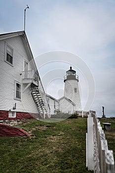 Pemaquid Point Lighthouse Keepers House and Fence