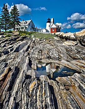 Pemaquid Point Lighthouse near Bristol, Maine