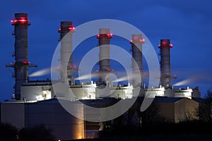 Pembroke Power Station at Dusk