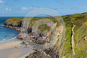 Pembrokeshire Coast Path Caerfai Wales