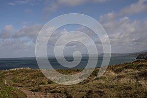 Pembrokeshire coastal path stumble head