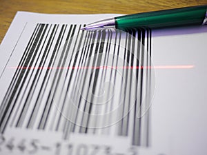 Pen and barcode