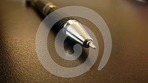 Pen With Grey Background