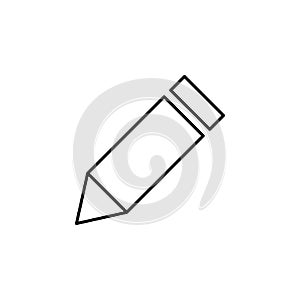 pen icon. Element of education for mobile concept and web apps icon. Thin line icon for website design and development, app