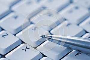 Pen on Keyboard