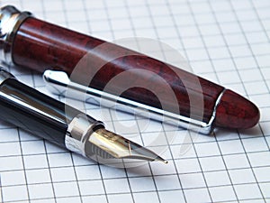 Pen with note book