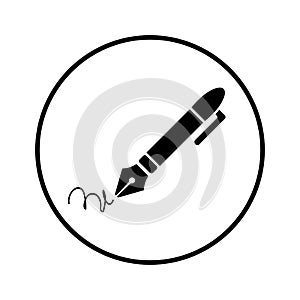 Pen, pencil, write, writing black icon