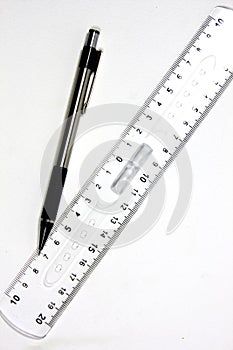 Pen and ruler