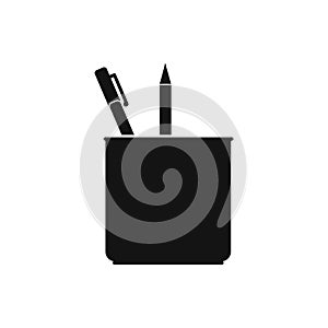 Pen Stand Icon.