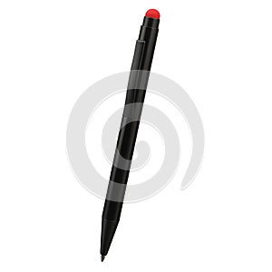 Pen for tablet smartphone. isolated on white background (with clipping path). Touch screen stylus. Colored touch head