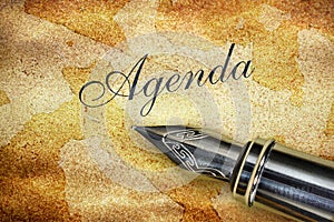 Pen and word Agenda