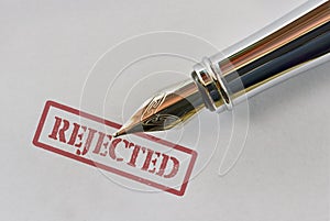 Pen and word Rejected