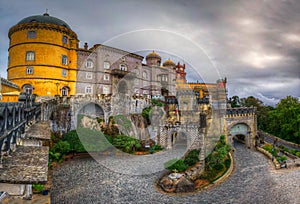 Pena National Palace - the gates photo