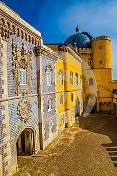 The Pena National Palace - Sintra, Lisbon,Portugal