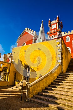 The Pena National Palace - Sintra, Lisbon,Portugal