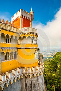 The Pena National Palace - Sintra, Lisbon,Portugal