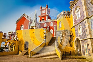 The Pena National Palace - Sintra, Lisbon,Portugal