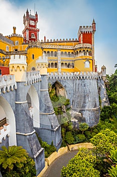 The Pena National Palace - Sintra, Lisbon,Portugal