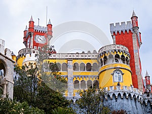 Pena National Palace in Sintra Near Lisbon Portugal