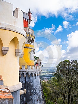 Pena National Palace in Sintra Near Lisbon Portugal