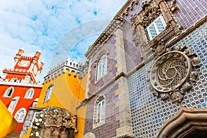 The Pena Palace is a Romanticist castle in Sintra, portugal.