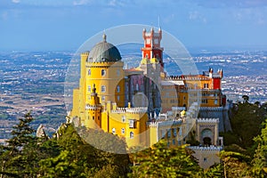 Pena Palace in Sintra - Portugal photo
