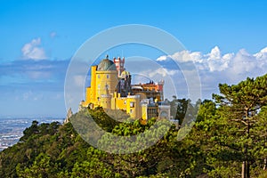 Pena Palace in Sintra - Portugal photo