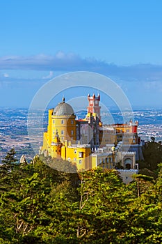 Pena Palace in Sintra - Portugal photo