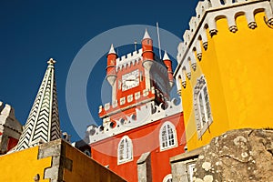 Pena Palace of Sintra is a Romanticist castle