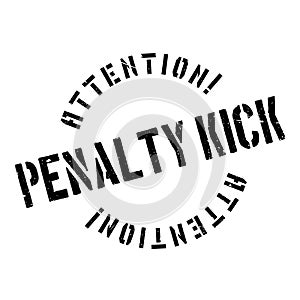 Penalty Kick rubber stamp