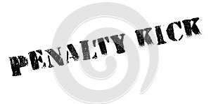 Penalty Kick rubber stamp