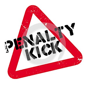 Penalty Kick rubber stamp