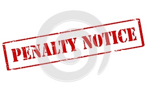 Penalty notice