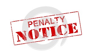 Penalty notice