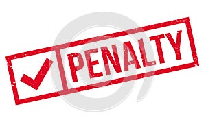 Penalty rubber stamp